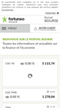 Mobile Screenshot of bourse.fortuneo.fr